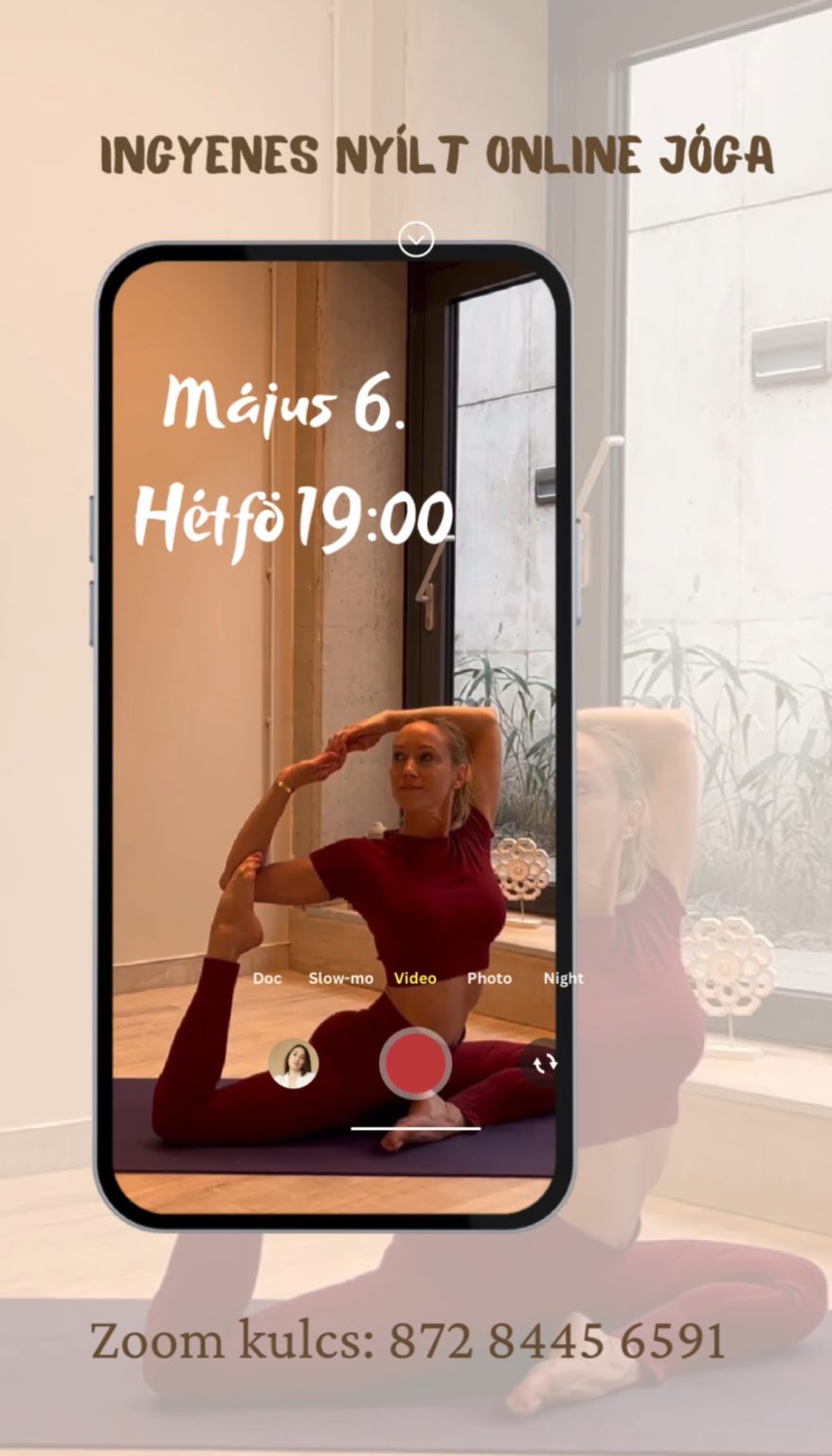 Kukkants be egy élő online jógámba :)